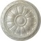 Ekena Millwork Kirke Ceiling Medallion (Fits Canopies up to 3 3/4"), Hand-Painted Flash Blue, 15 3/4"OD x 5/8"P CM16KIFBS - alternate 1